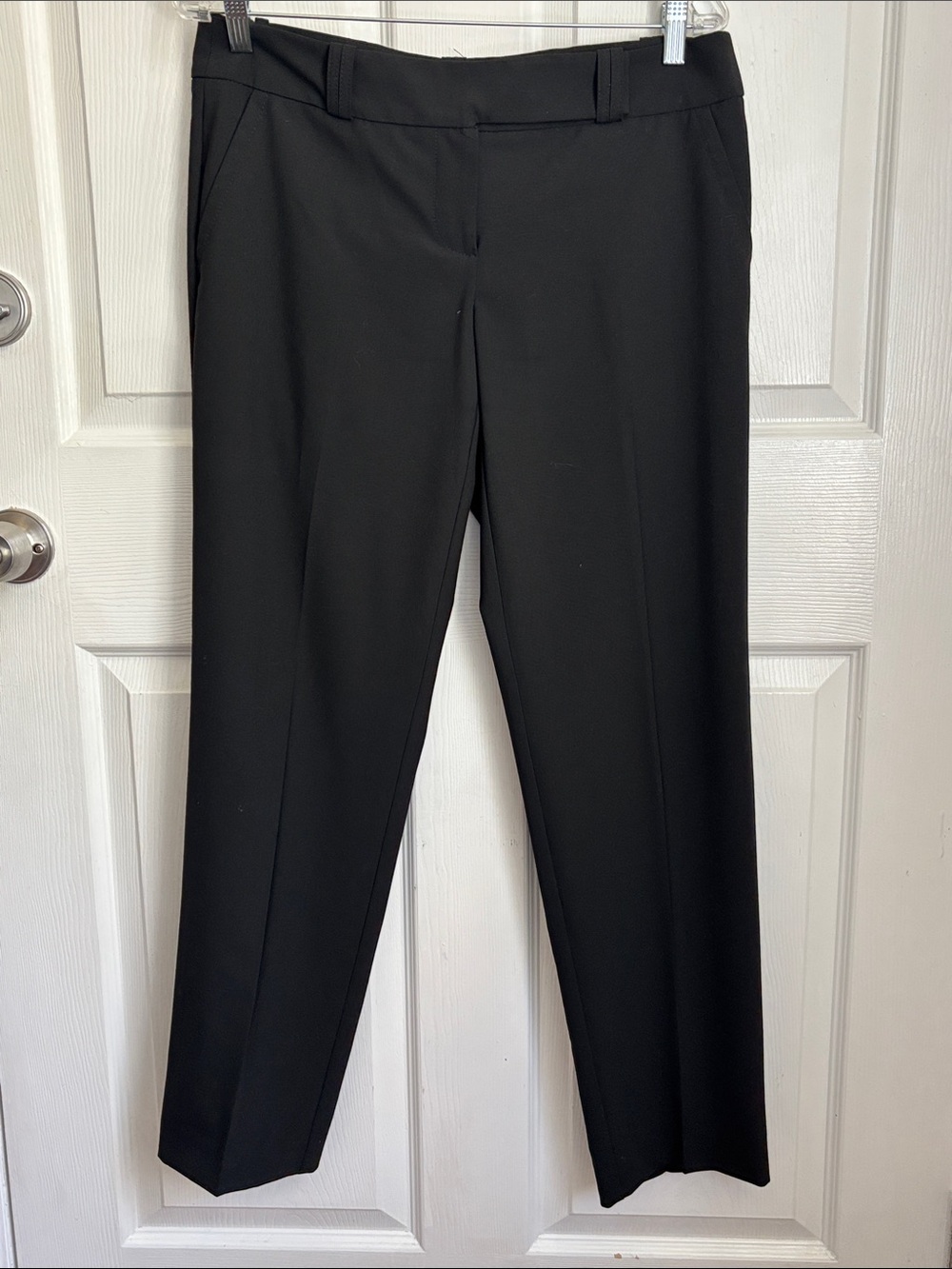 TRINA TURK Black Tailored Dress Pants size 8 work pant career wear viscose blend